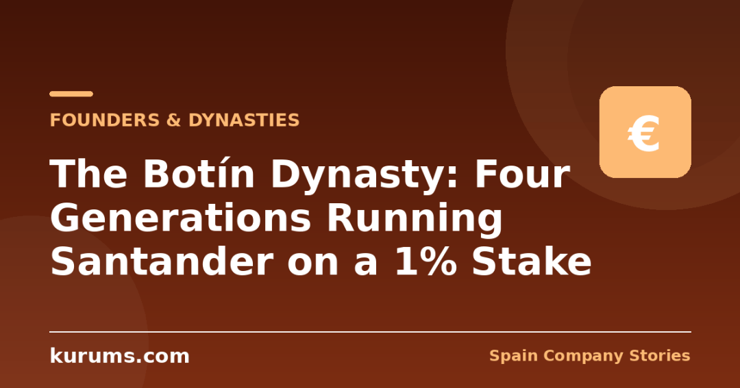The Botín Dynasty: Four Generations Running Santander on a 1% Stake