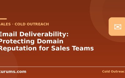 Email Deliverability: Protecting Domain Reputation for Sales Teams