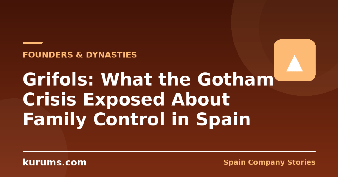 Grifols: What the Gotham Crisis Exposed About Family Control in Spain