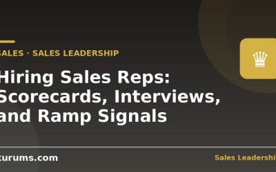 Hiring Sales Reps: Scorecards, Interviews, and Ramp Signals
