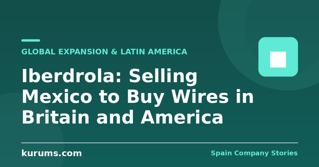 Iberdrola: Selling Mexico to Buy Wires in Britain and America