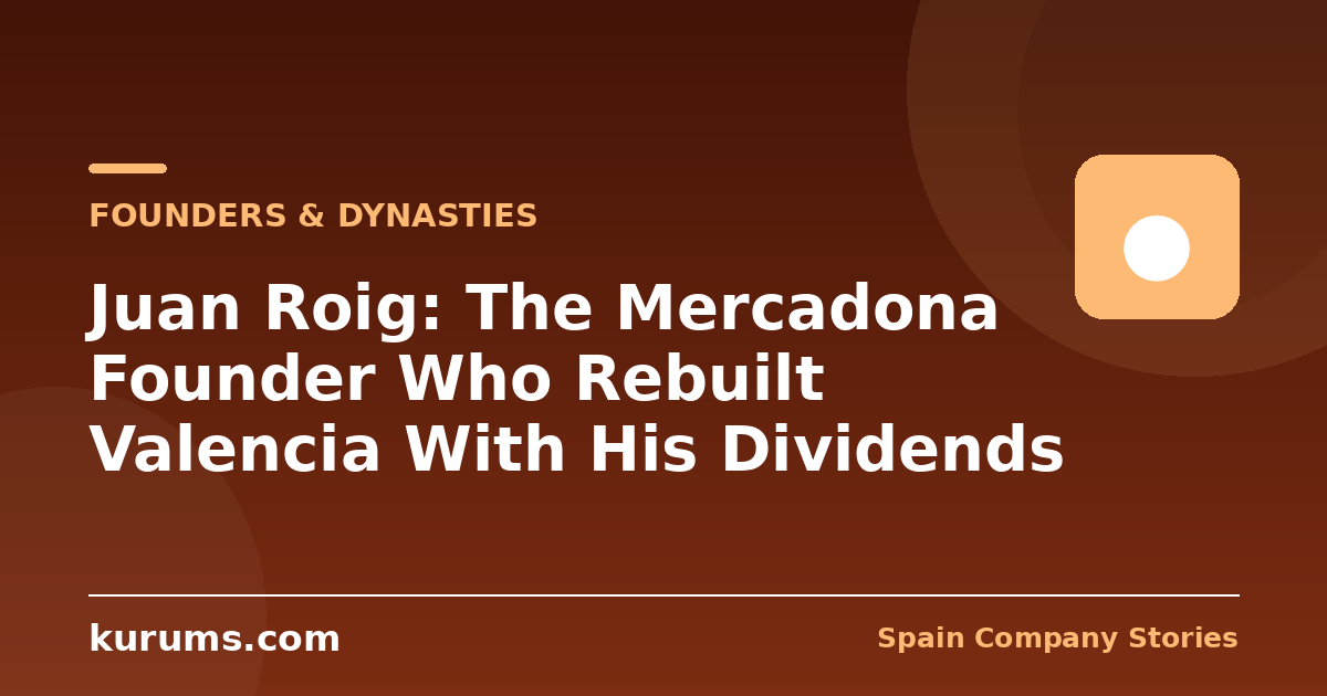 Juan Roig: The Mercadona Founder Who Rebuilt Valencia With His Dividends