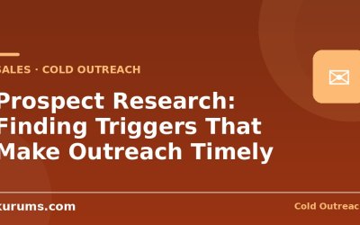 Prospect Research: Finding Triggers That Make Outreach Timely