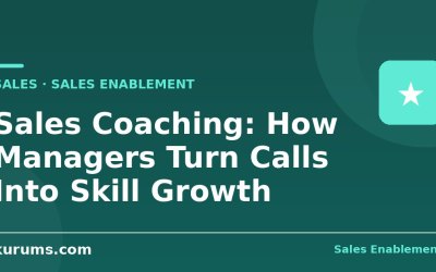 Sales Coaching: How Managers Turn Calls Into Skill Growth