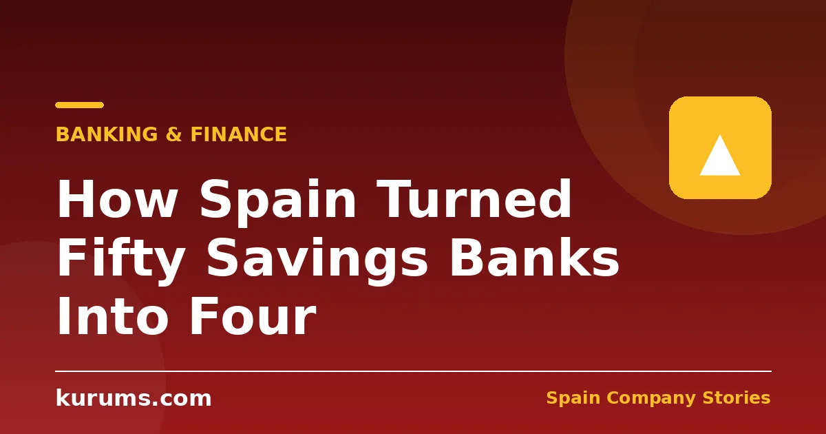 How Spain Turned Fifty Savings Banks Into Four