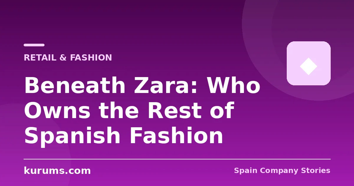 Beneath Zara: Who Owns the Rest of Spanish Fashion