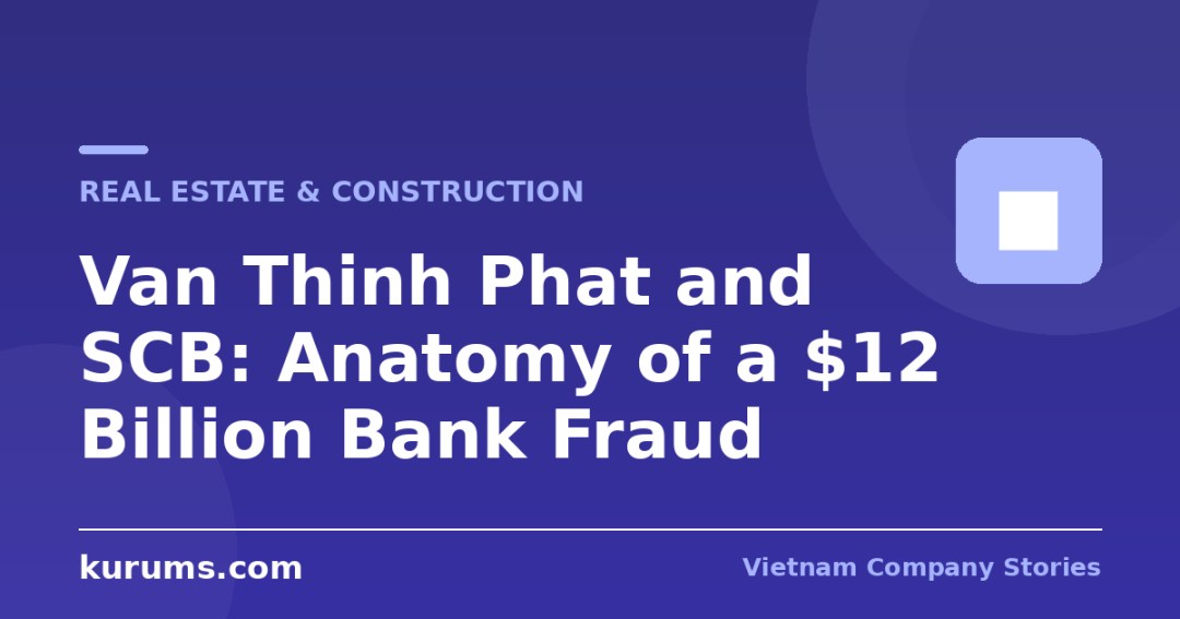 Van Thinh Phat and SCB: Anatomy of a $12 Billion Bank Fraud