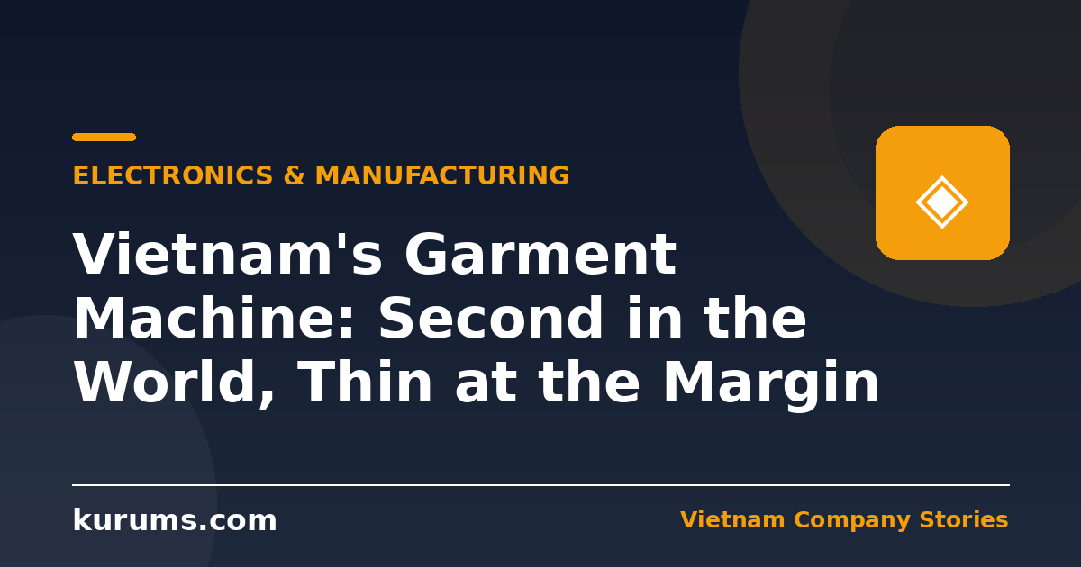 Vietnam's Garment Machine: Second in the World, Thin at the Margin