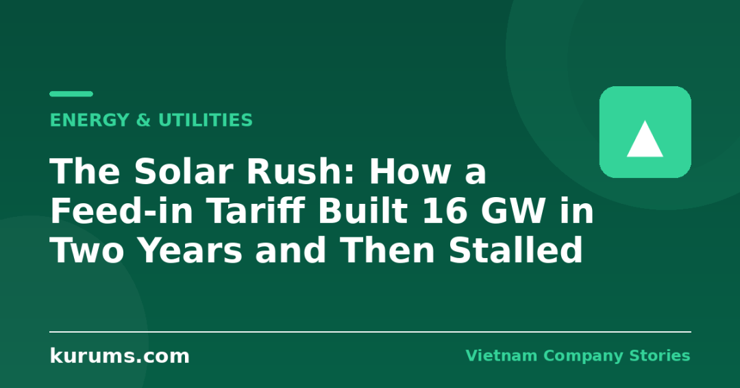 The Solar Rush: How a Feed-in Tariff Built 16 GW in Two Years and Then Stalled
