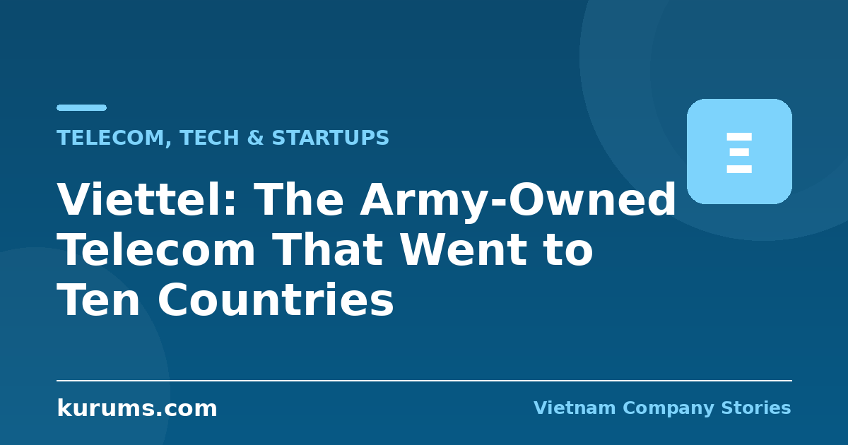 Viettel: The Army-Owned Telecom That Went to Ten Countries