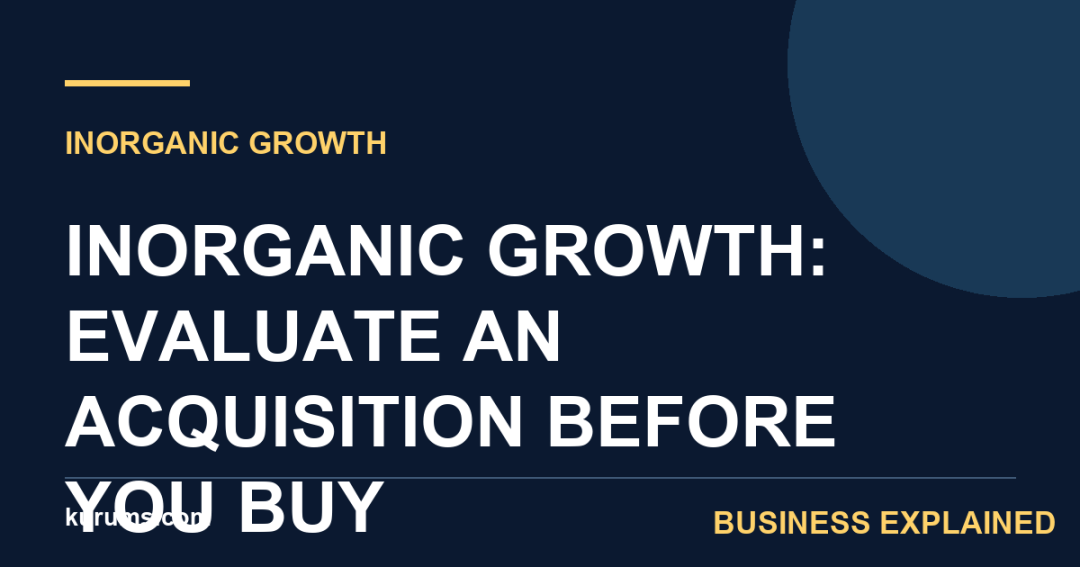 Inorganic Growth