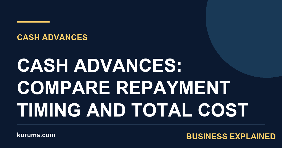 Cash Advances
