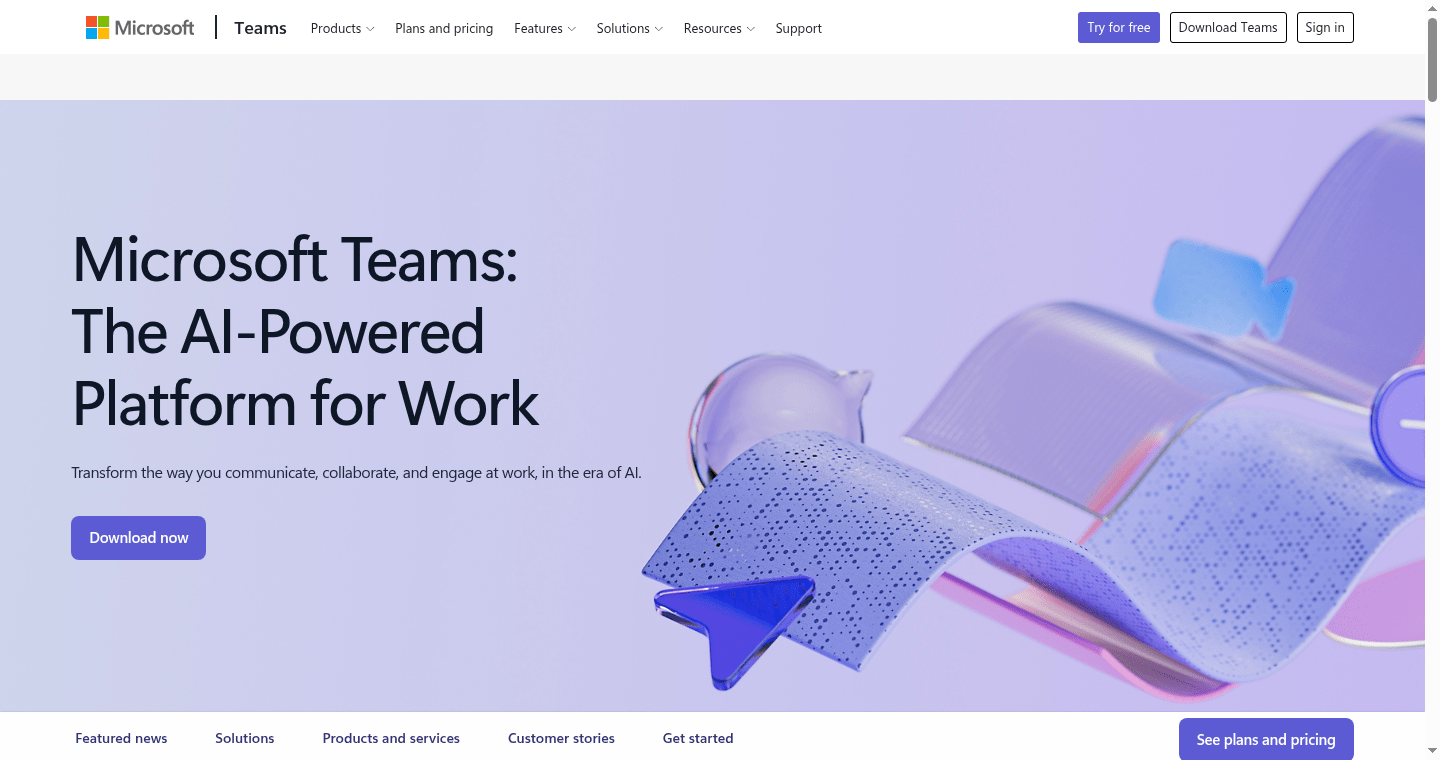Microsoft Teams and Google Meet comparison context — capture Teams or Meet product page