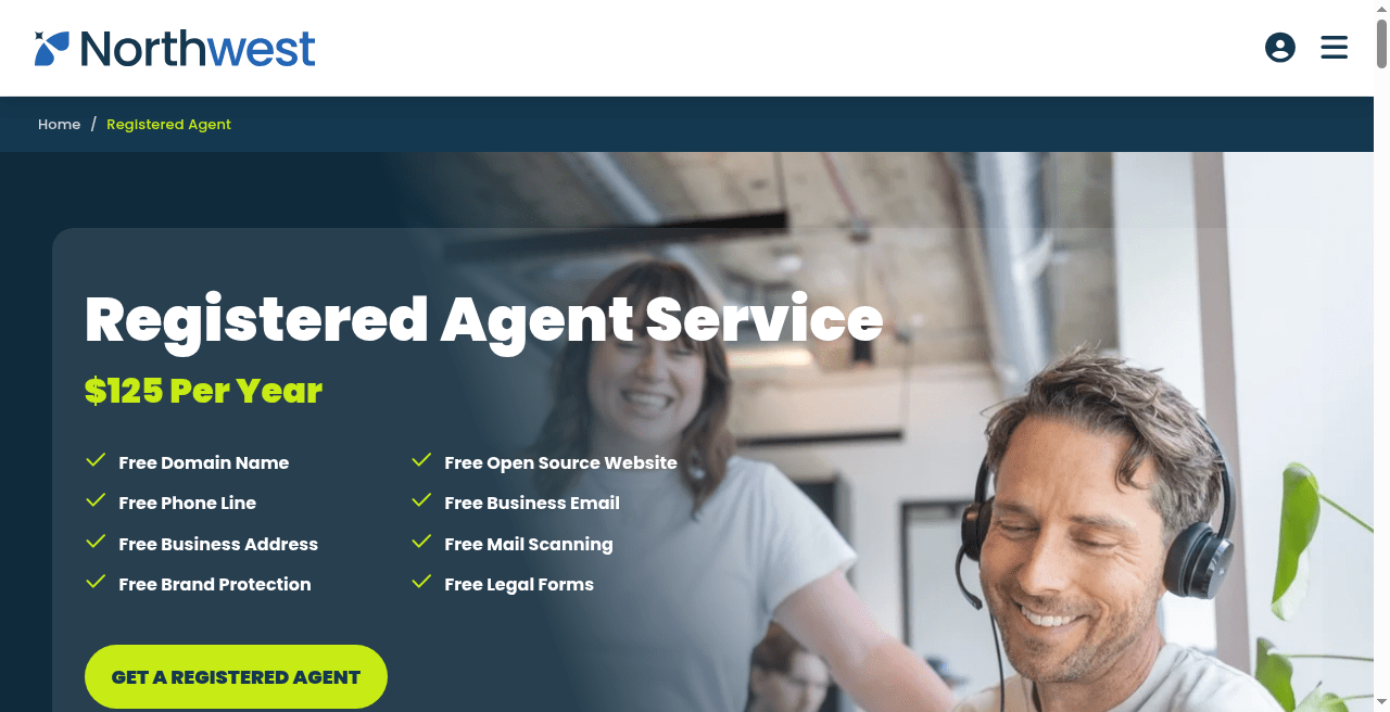 Northwest Registered Agent official registered agent page