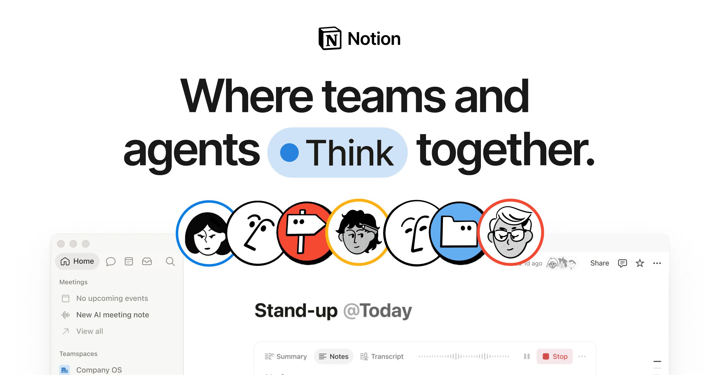 Notion official homepage image