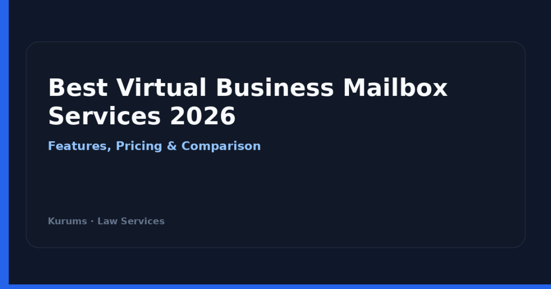 Best Virtual Business Mailbox Services 2026 — Kurums