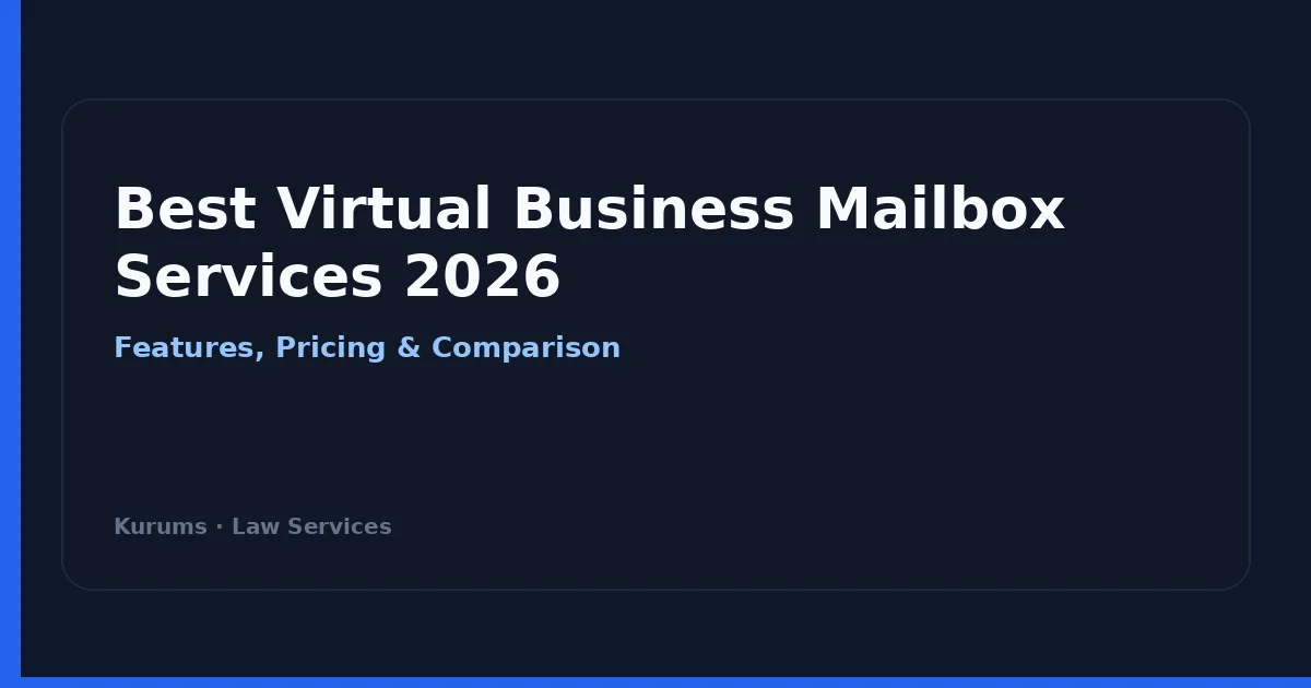 Best Virtual Business Mailbox Services 2026 — Kurums