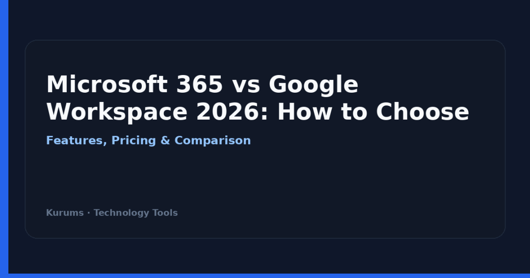Microsoft 365 vs Google Workspace 2026