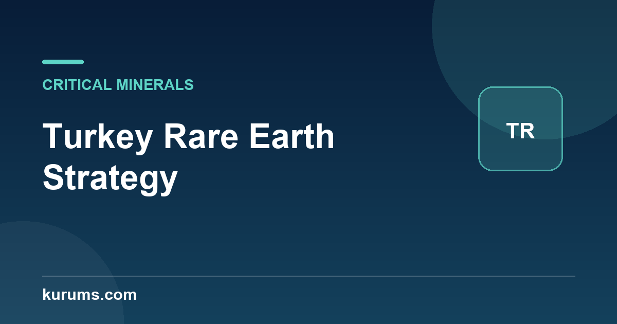Turkey Rare Earth Strategy