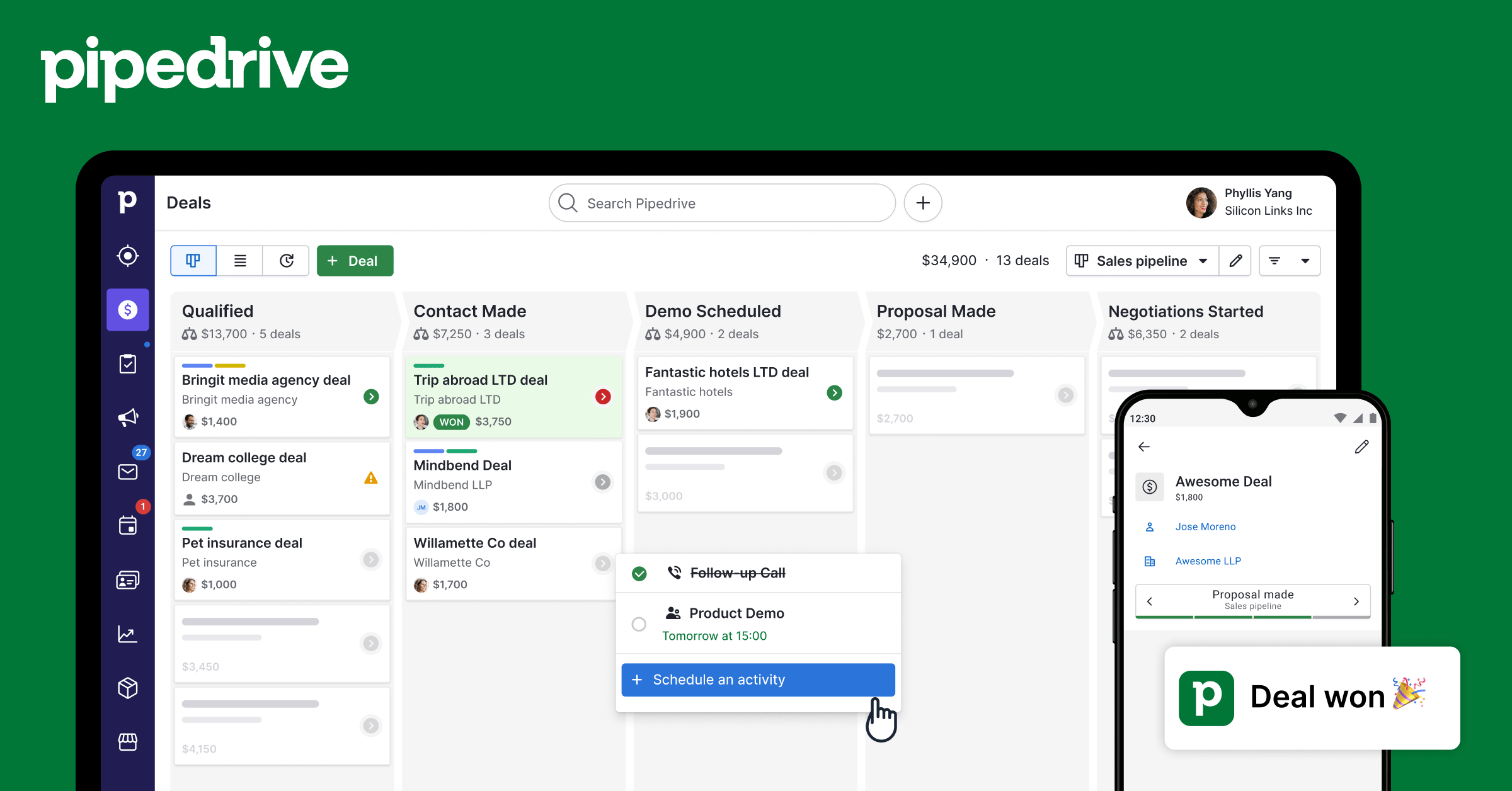 Pipedrive official product image