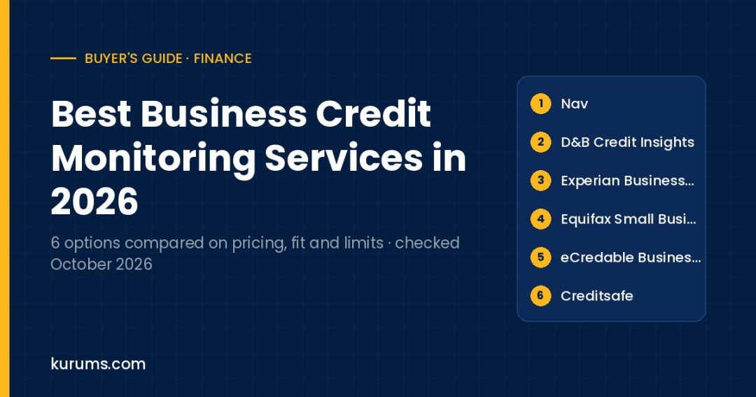 Best Business Credit Monitoring Services in 2026: Bureau Plans Compared