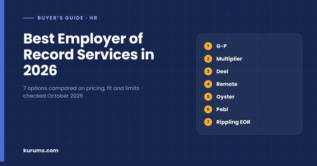 Best Employer of Record Services in 2026: Pricing and Coverage Compared
