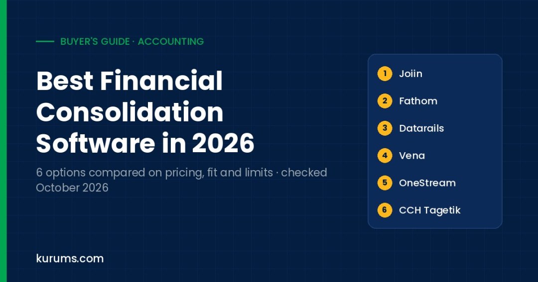 Best Financial Consolidation Software in 2026: Multi-Entity Tools Compared