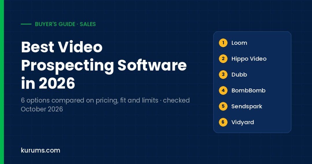 Best Video Prospecting Software in 2026: Async Sales Video Tools Compared