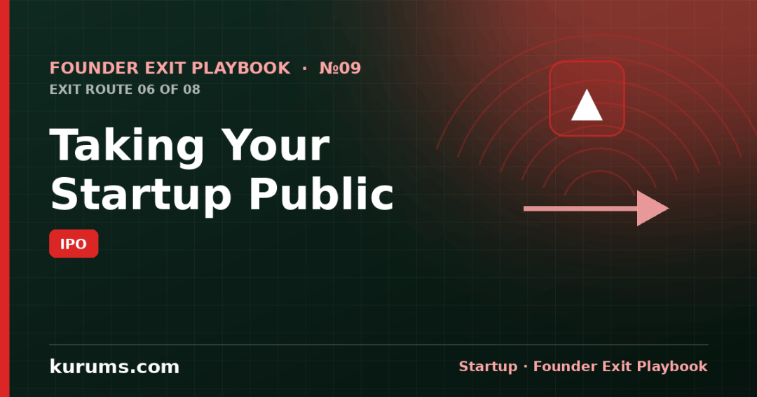 Taking Your Startup Public: IPO, Direct Listing and SPAC as a Founder Exit
