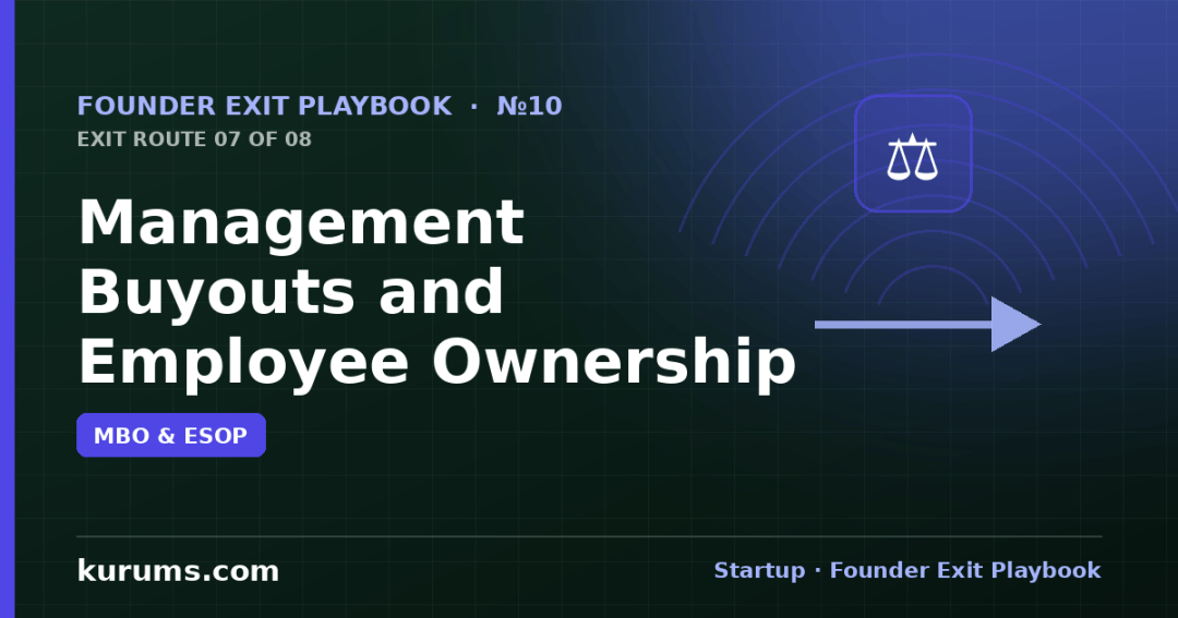 Management Buyouts and Employee Ownership: Exiting Without Selling to an Outsider
