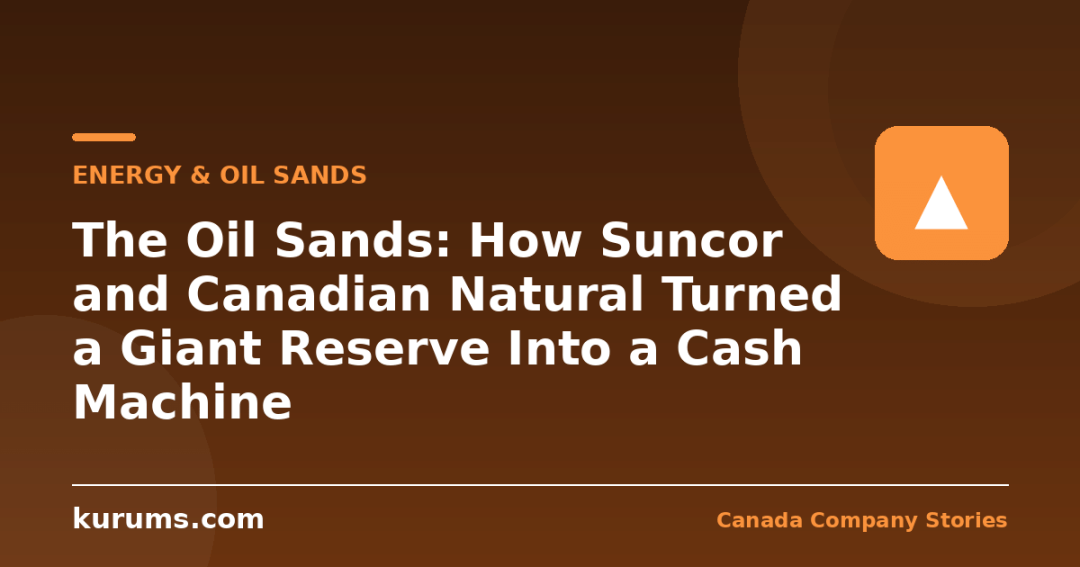 The Oil Sands: How Suncor and Canadian Natural Turned a Giant Reserve Into a Cash Machine