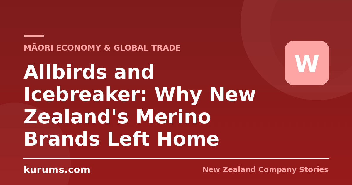Allbirds and Icebreaker: Why New Zealand's Merino Brands Left Home