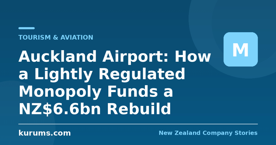 Auckland Airport: How a Lightly Regulated Monopoly Funds a NZ$6.6bn Rebuild