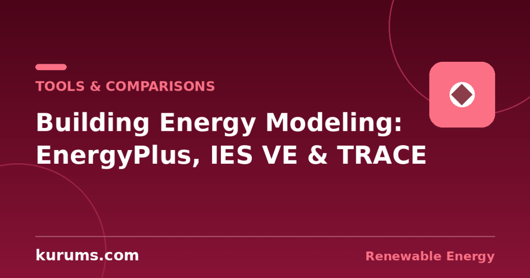 EnergyPlus vs IES VE vs TRACE 3D Plus vs HAP: Building Energy Modeling Software Compared