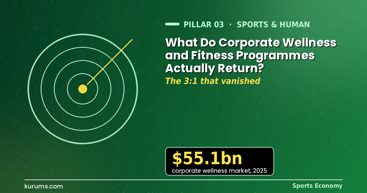 What Do Corporate Wellness and Fitness Programmes Actually Return?