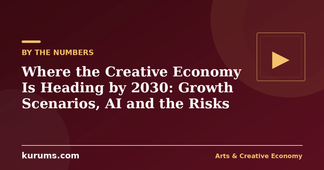 Where the Creative Economy Is Heading by 2030: Growth Scenarios, AI and the Risks