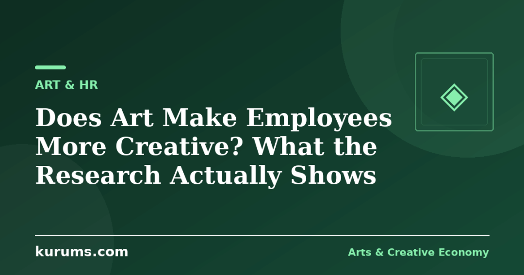 Does Art Make Employees More Creative? What the Research Actually Shows