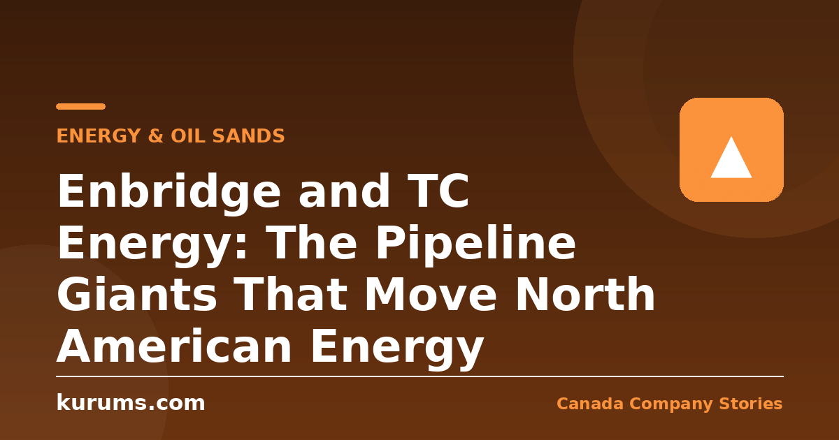 Enbridge and TC Energy: The Pipeline Giants That Move North American Energy