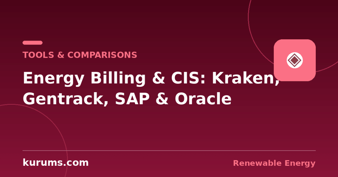 Kraken vs Gentrack vs Hansen vs SAP vs Oracle: Energy Retail Billing & CIS Compared