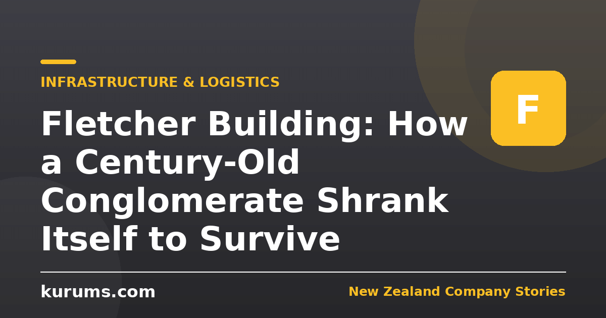 Fletcher Building: How a Century-Old Conglomerate Shrank Itself to Survive