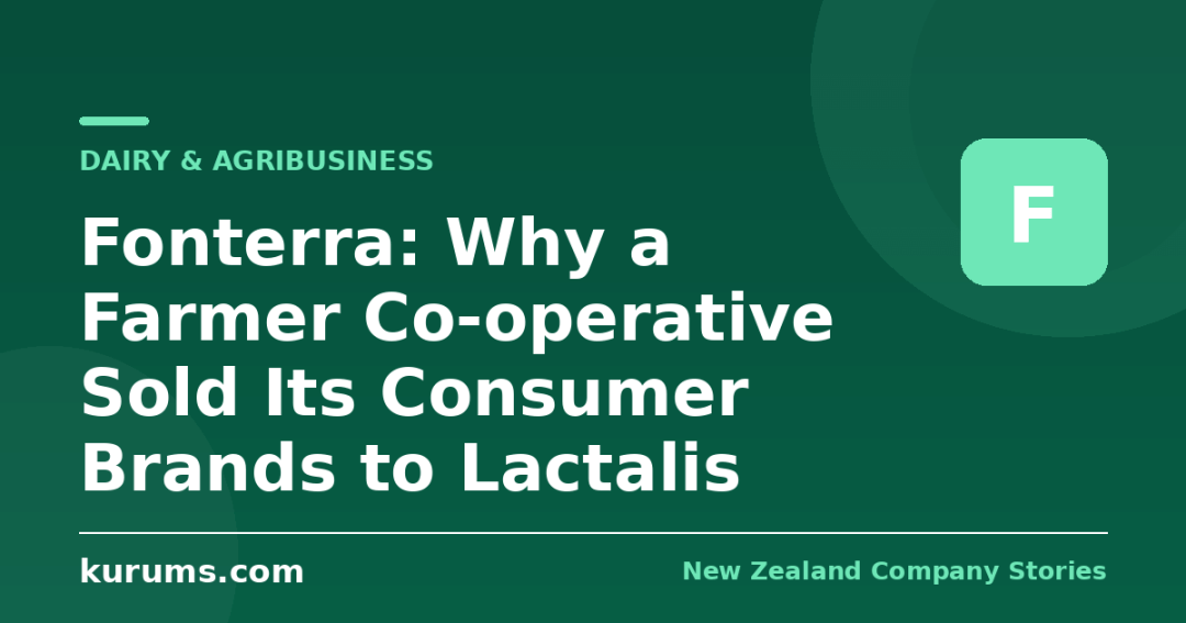Fonterra: Why a Farmer Co-operative Sold Its Consumer Brands to Lactalis