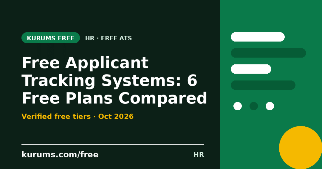 Free Applicant Tracking Systems (2026): 6 Free Plans Compared