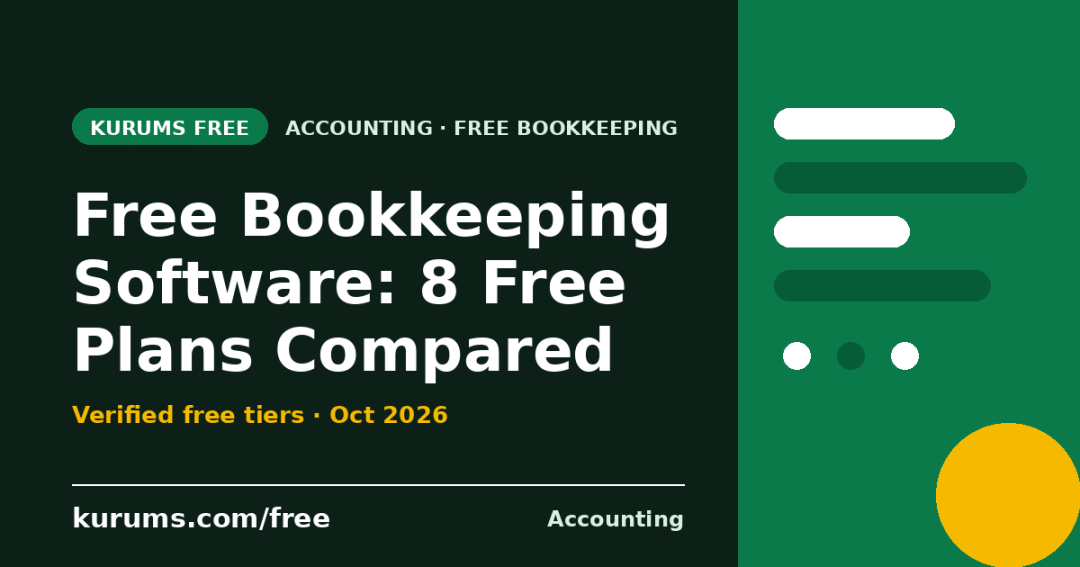 Free Bookkeeping Software (2026): 8 Free Plans Compared