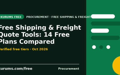 Free Shipping & Freight Quote Tools (2026): 14 Free Plans Compared