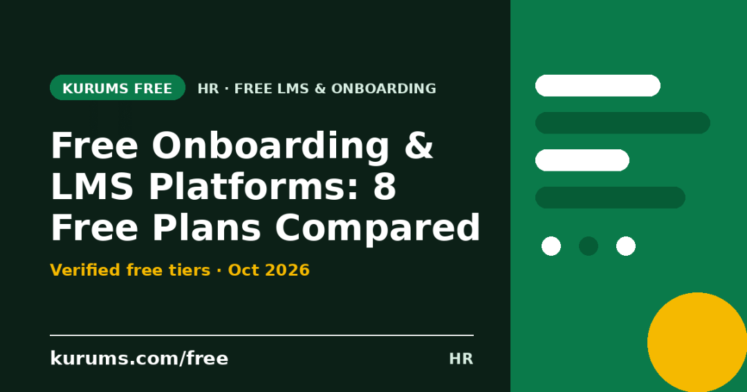 Free Onboarding & LMS Platforms (2026): 8 Free Plans Compared