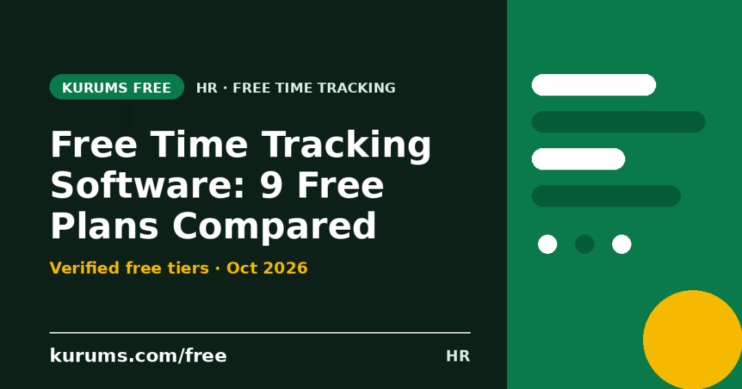 Free Time Tracking Software (2026): 9 Free Plans Compared