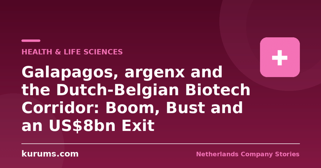 Galapagos, argenx and the Dutch-Belgian Biotech Corridor: Boom, Bust and an US$8bn Exit
