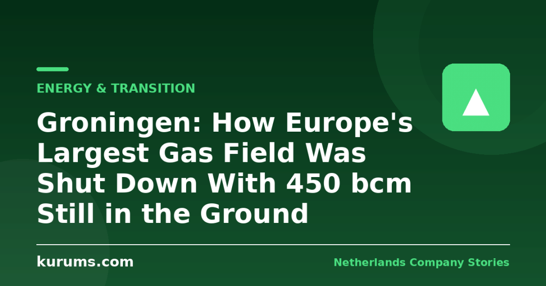 Groningen: How Europe’s Largest Gas Field Was Shut Down With 450 bcm Still in the Ground