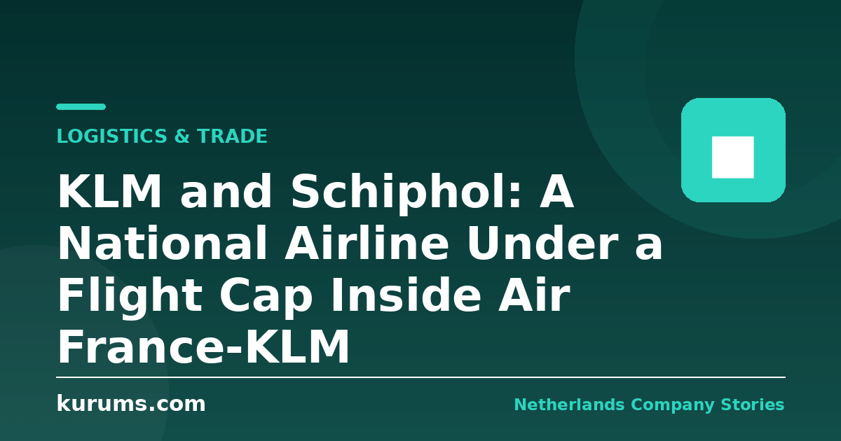 KLM and Schiphol: A National Airline Under a Flight Cap Inside Air France-KLM