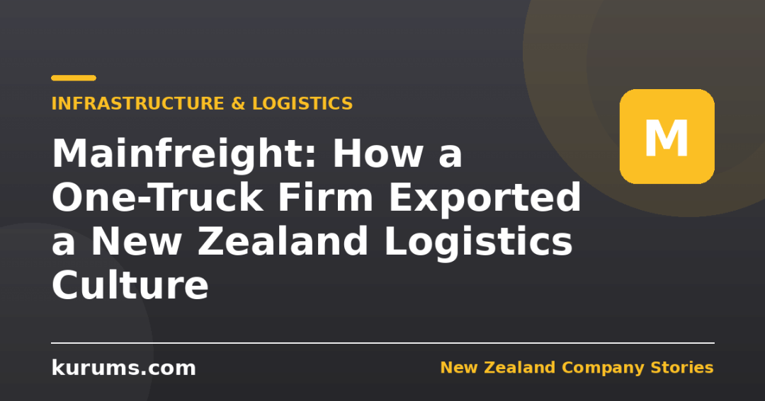 Mainfreight: How a One-Truck Firm Exported a New Zealand Logistics Culture